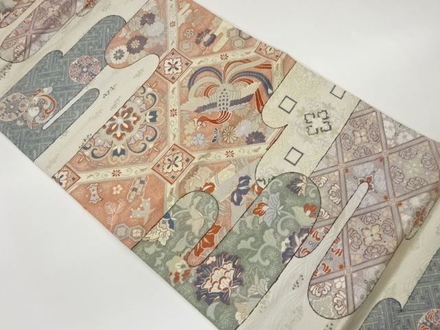 JAPANESE FUKURO OBI / WOVEN PHOENIX